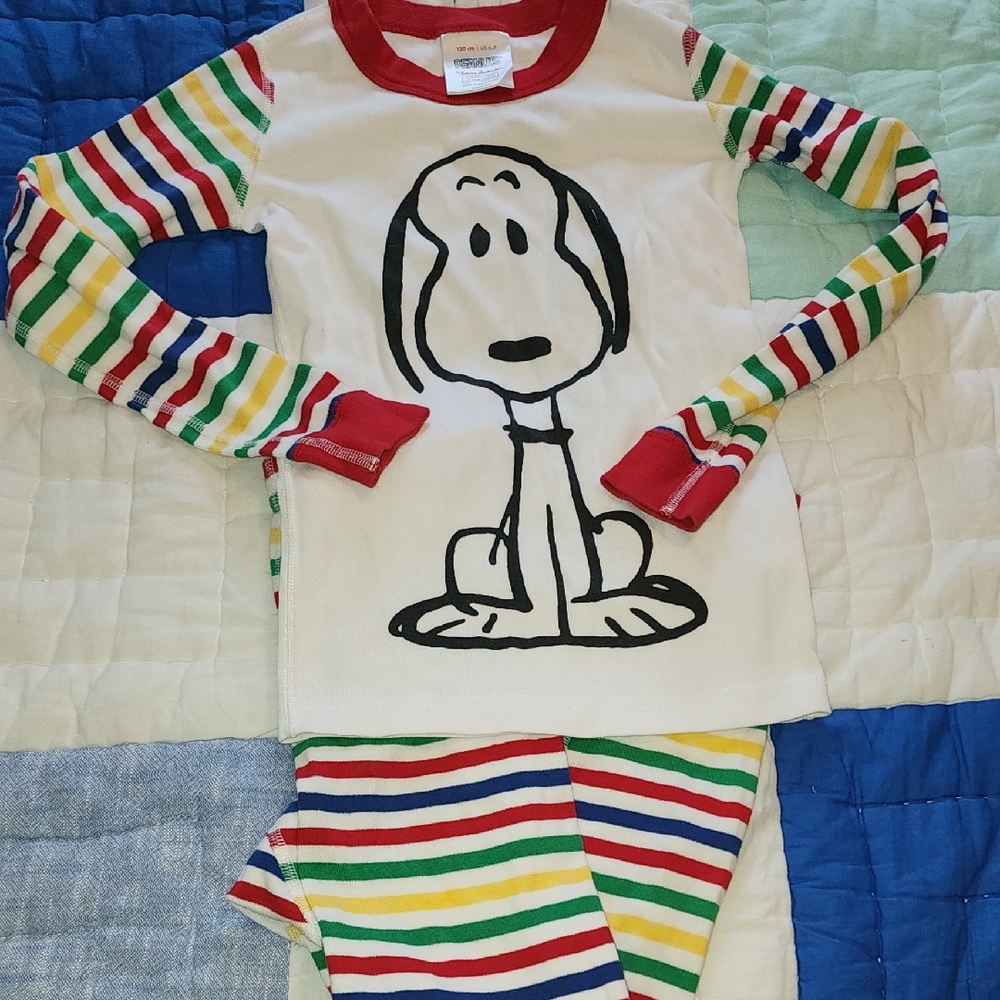 Peanuts Hanna Andersson Pajamas Size 6-7